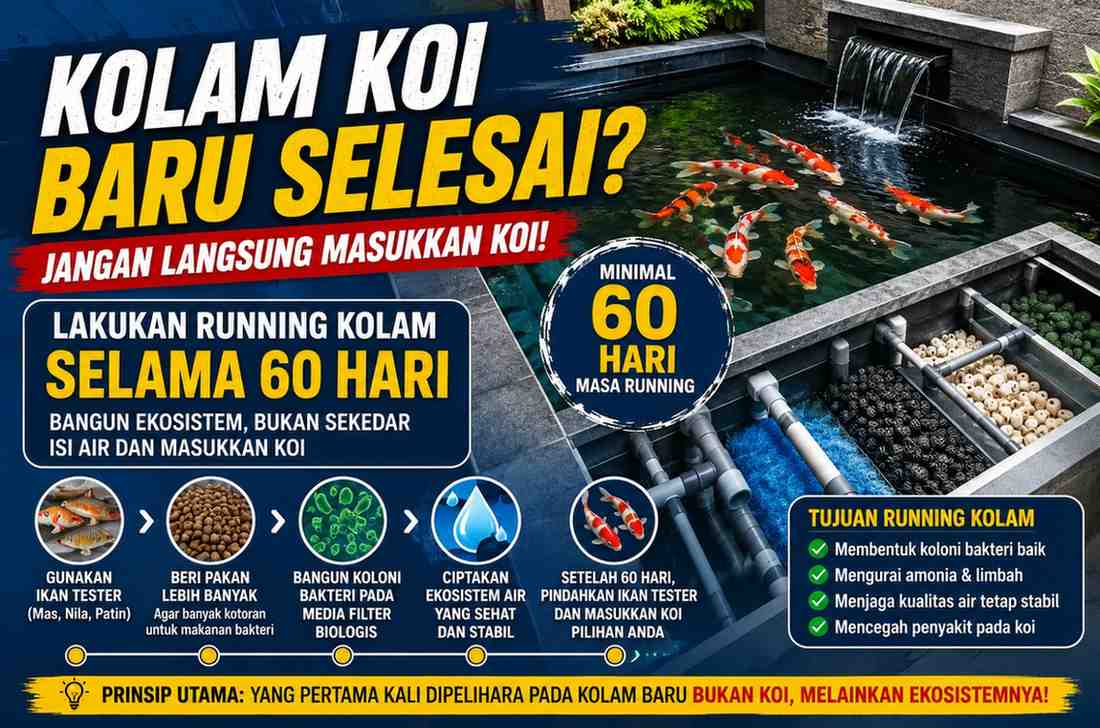 Kolam Koi Baru