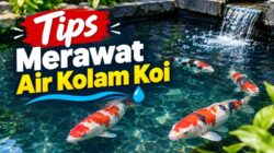 Tips Merawat Air Kolam Koi dengan Dripping 5 Menit per Hari + Water Change 20% per Minggu