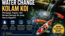 Water Change Kolam Koi: Mengapa, Kapan, dan Berapa Banyak Air yang Harus Diganti?