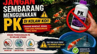 Jangan Sembarangan Memberikan PK ke Kolam Koi
